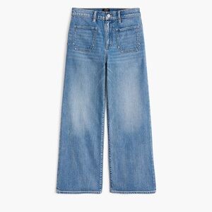 J. Crew Wide Leg Crop Jeans Size 28 EUC